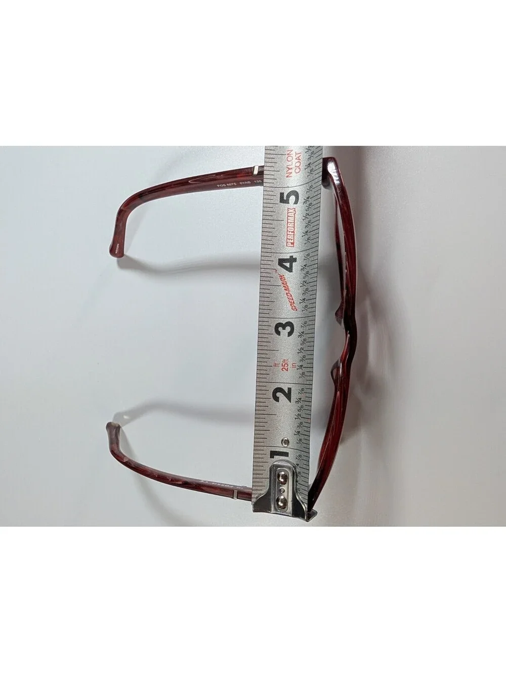 Fossil Womens 51mm Red Horn FOS6075 YAB Oversized Square Eyeglass Frames Eyewear